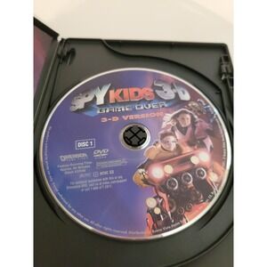 Spy Kids 3-D Game Over 3-D Version (DVD, 2003)